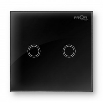 Выключатель сенсорный Profi therm 2TP, Elegant Black-0