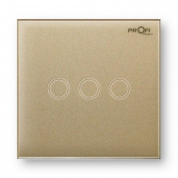 Выключатель сенсорный Profi therm 3TP, Pure Gold-0
