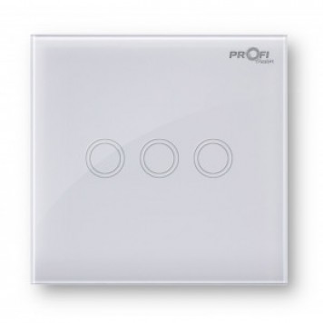 Выключатель сенсорный Profi therm 3TP, Snow White-0